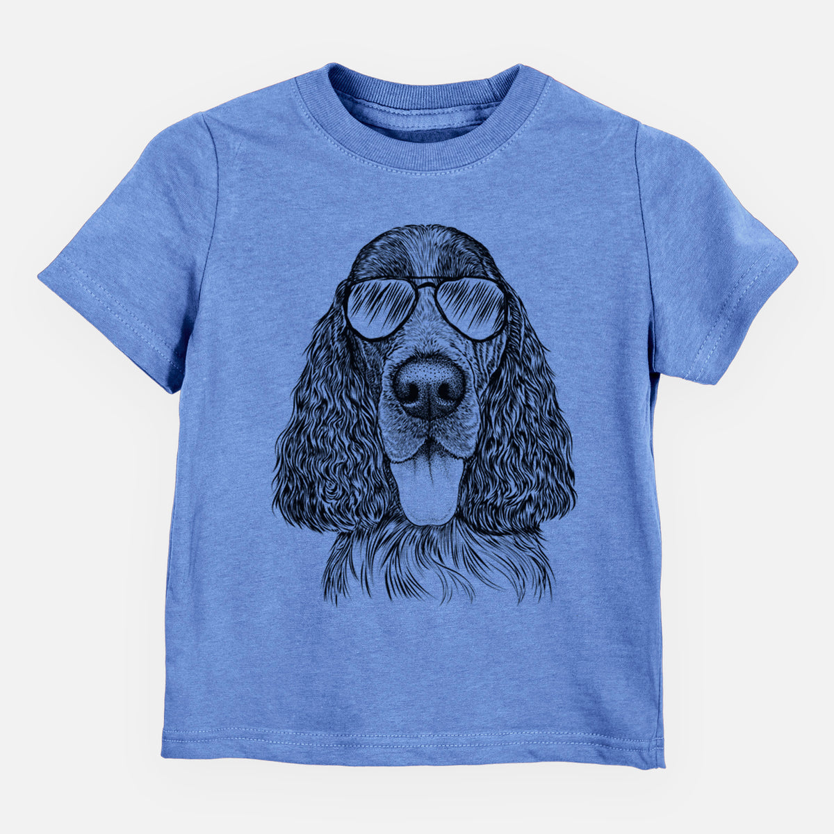 Aviator Duke the English Springer Spaniel - Kids/Youth/Toddler Shirt