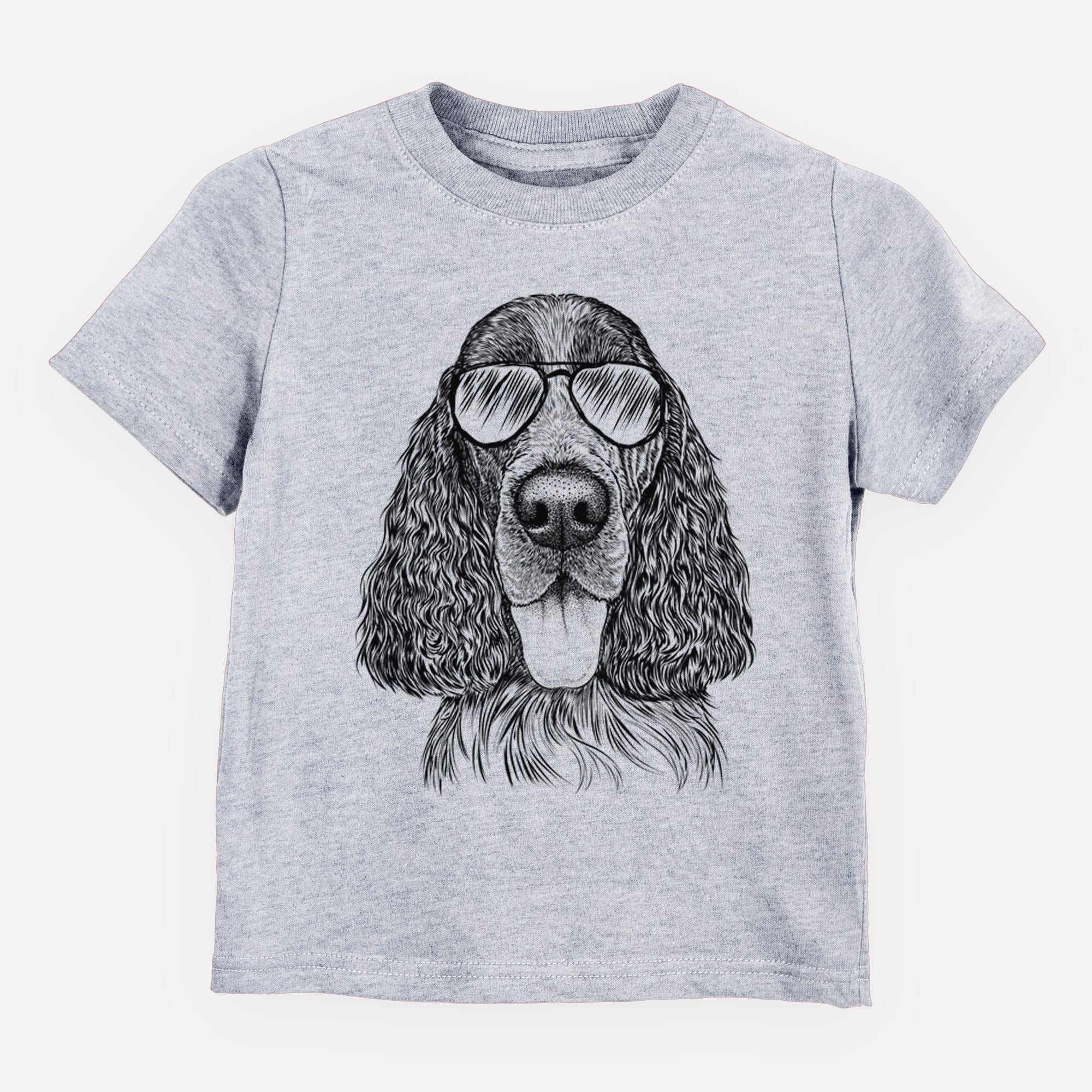 Aviator Duke the English Springer Spaniel - Kids/Youth/Toddler Shirt