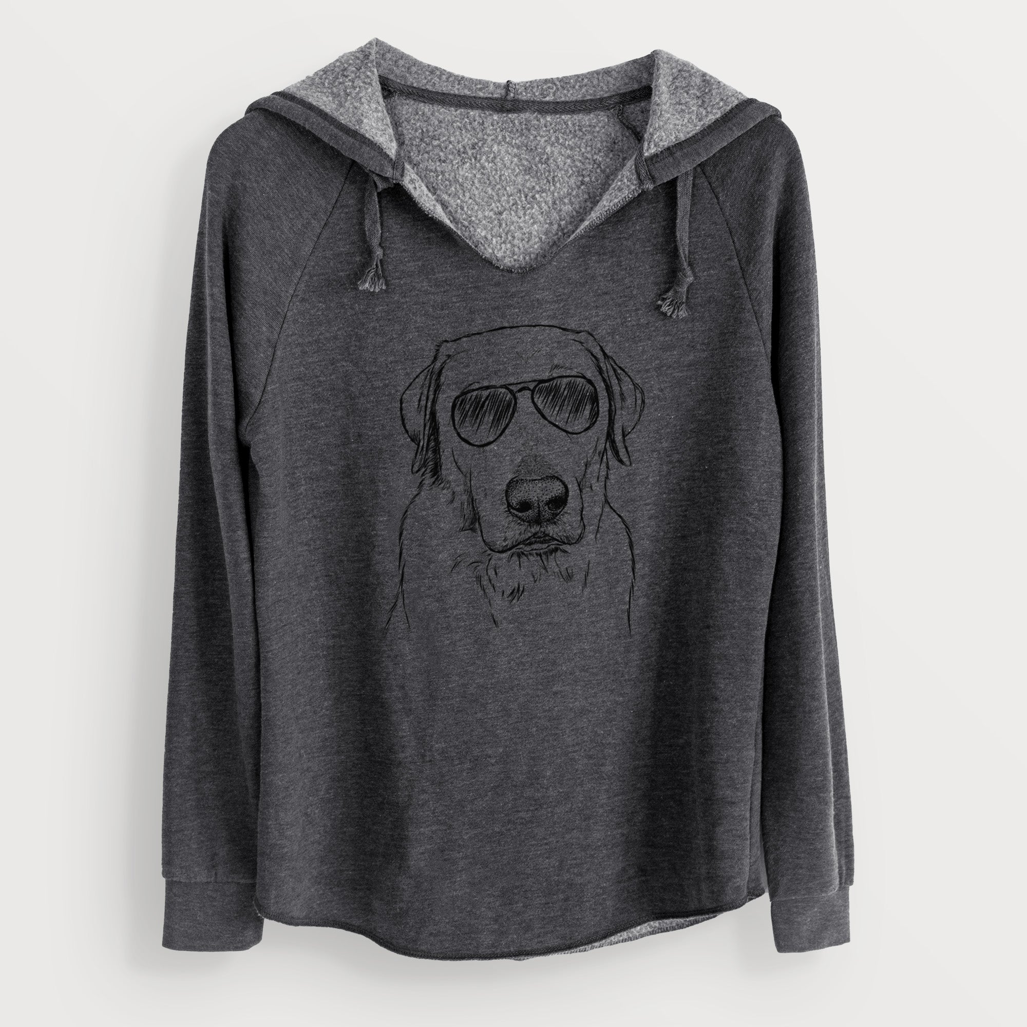 Aviator Duke the Yellow Lab - Cali Wave Hooded Sweatshirt