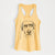 Duke the Yellow Lab - Women's Racerback Tanktop