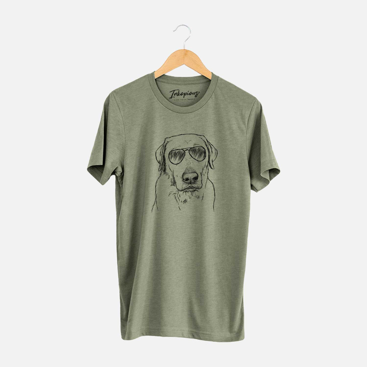 Aviator Duke the Yellow Lab - Unisex Crewneck