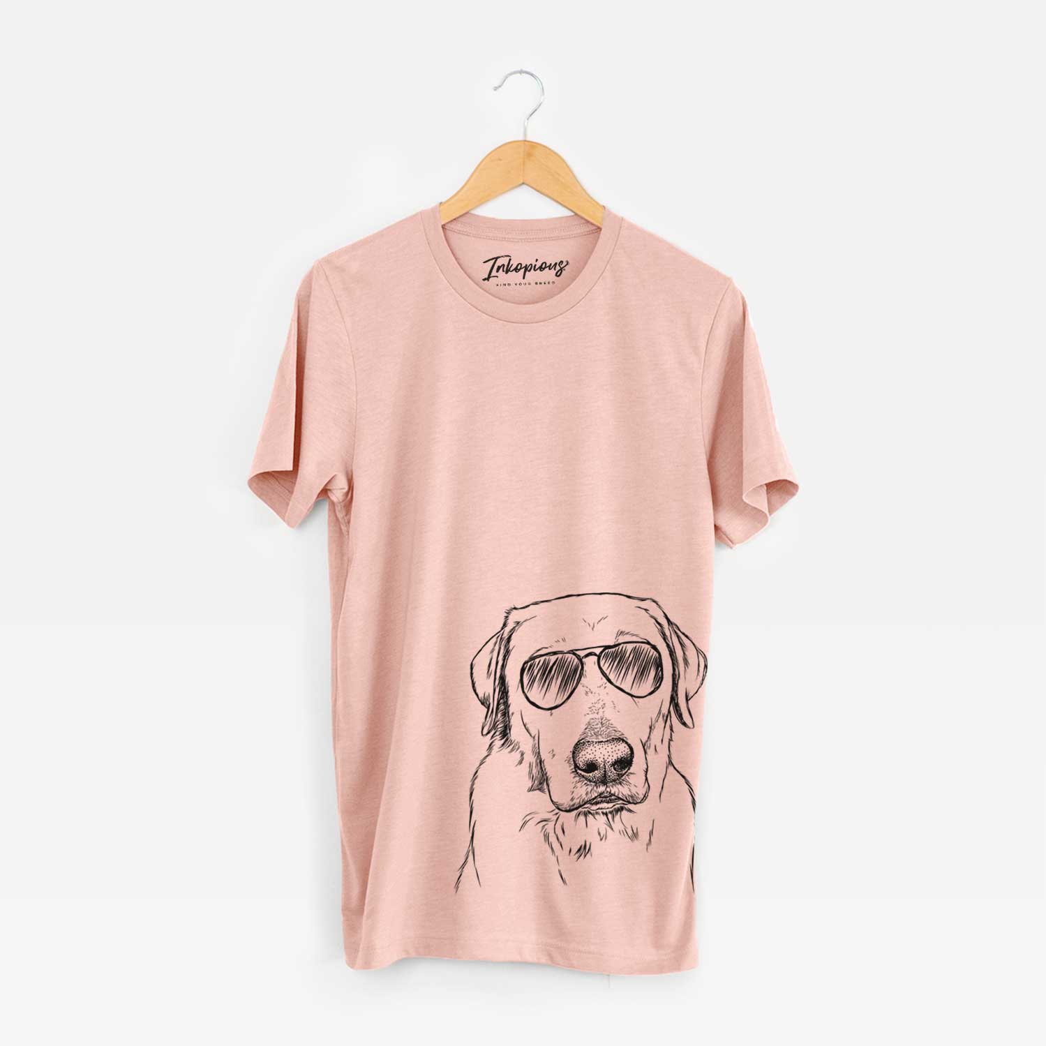 Aviator Duke the Yellow Lab - Unisex Crewneck