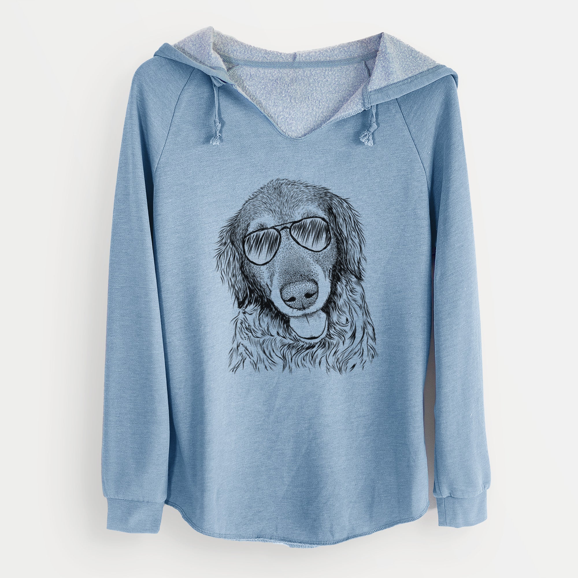 Aviator Duncan the Golden Retriever - Cali Wave Hooded Sweatshirt