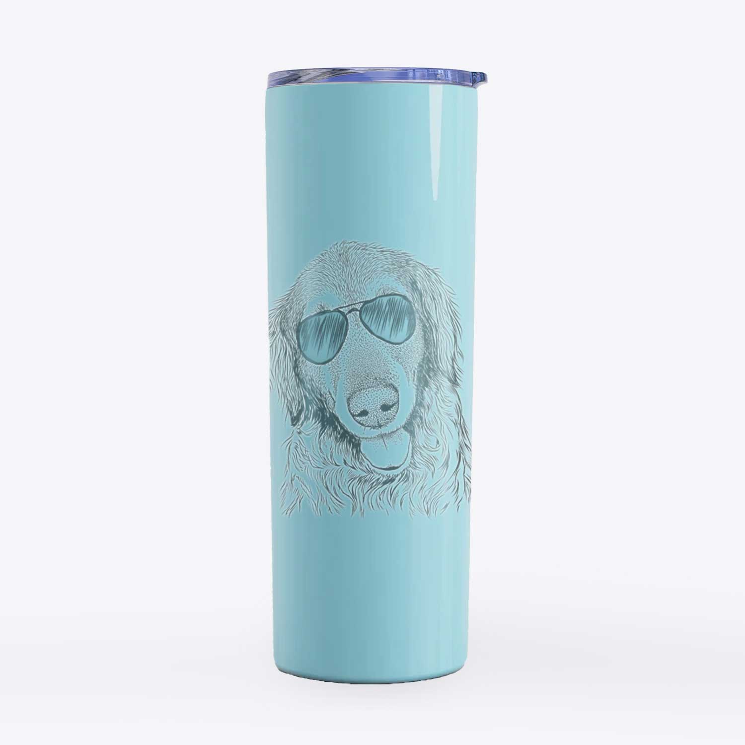 Duncan the Golden Retriever - 20oz Skinny Tumbler