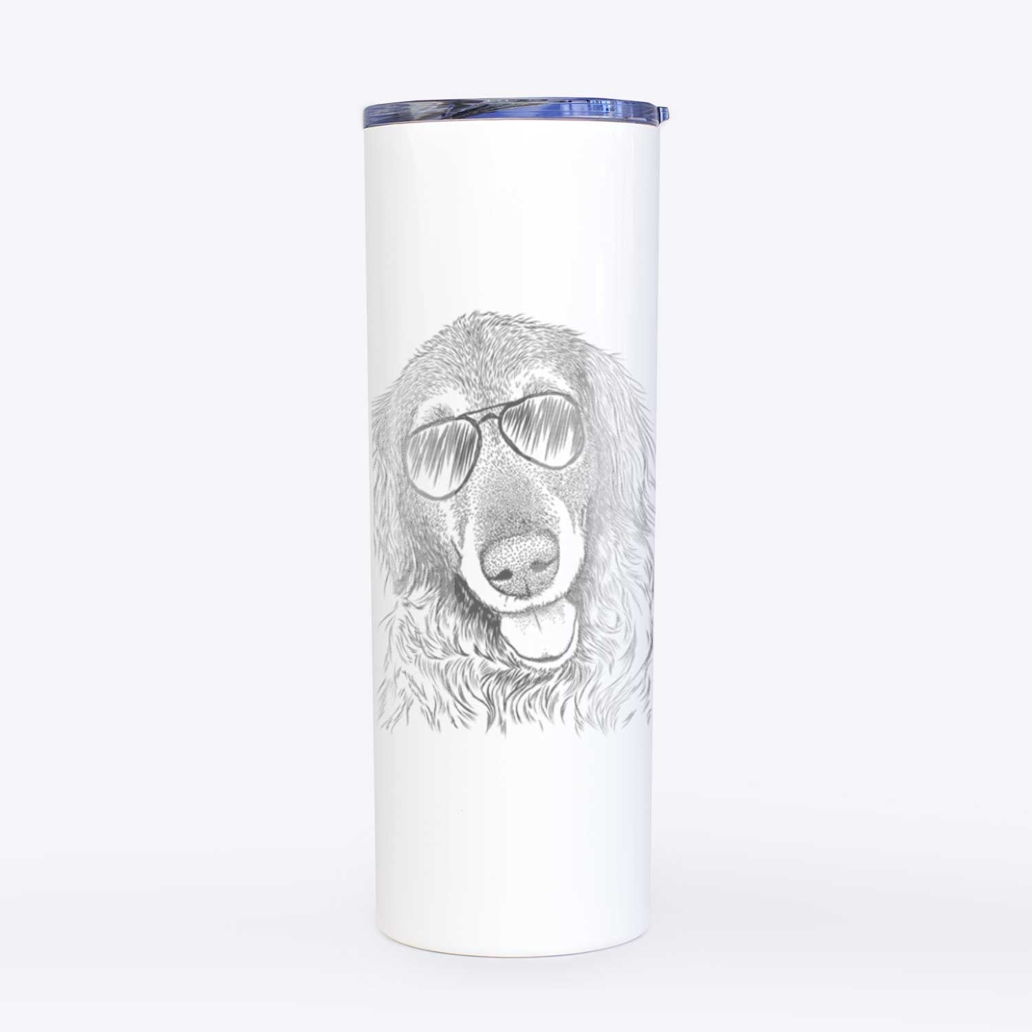 Duncan the Golden Retriever - 20oz Skinny Tumbler