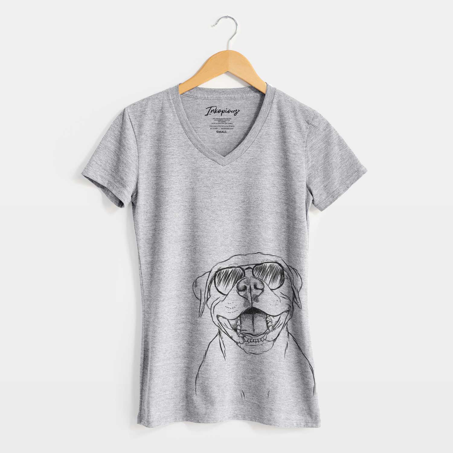 Aviator Dutch the Mixed Breed - Women's V-neck Shirt