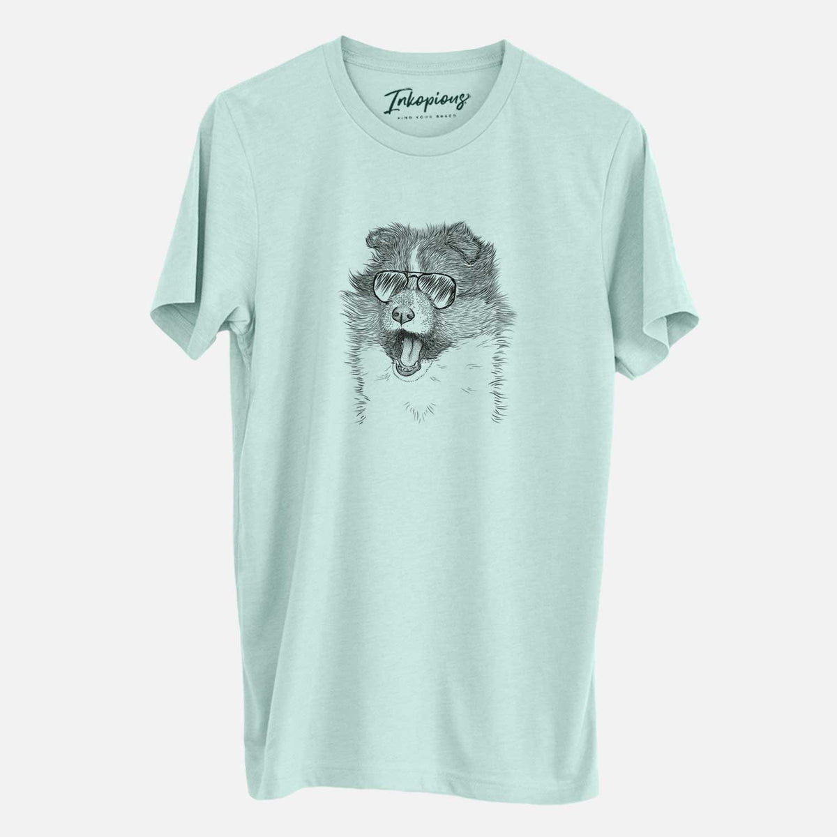 Aviator Dylan the Shetland Sheepdog - Unisex Crewneck