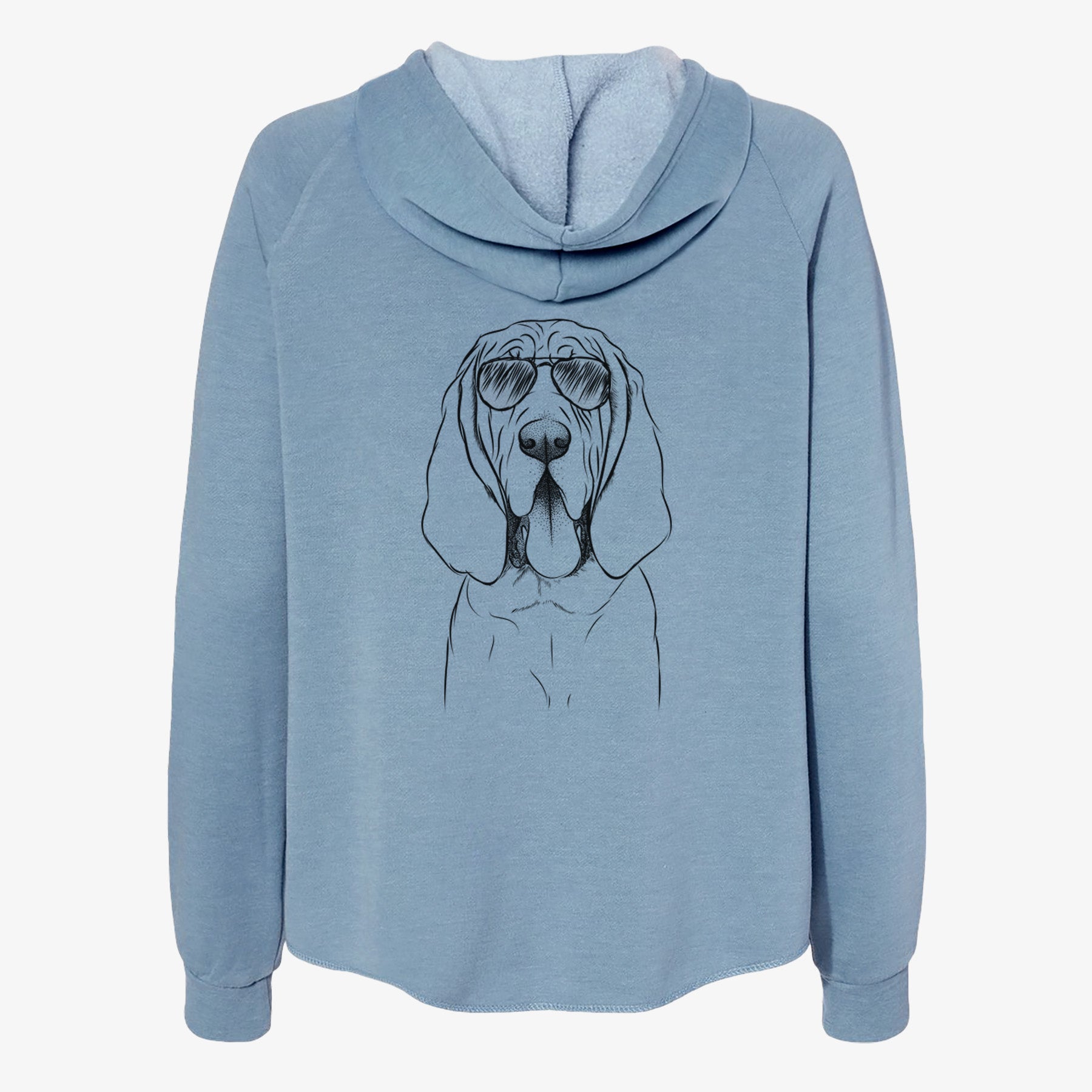 Earl the Bloodhound - Women's Cali Wave Zip-Up Sweatshirt