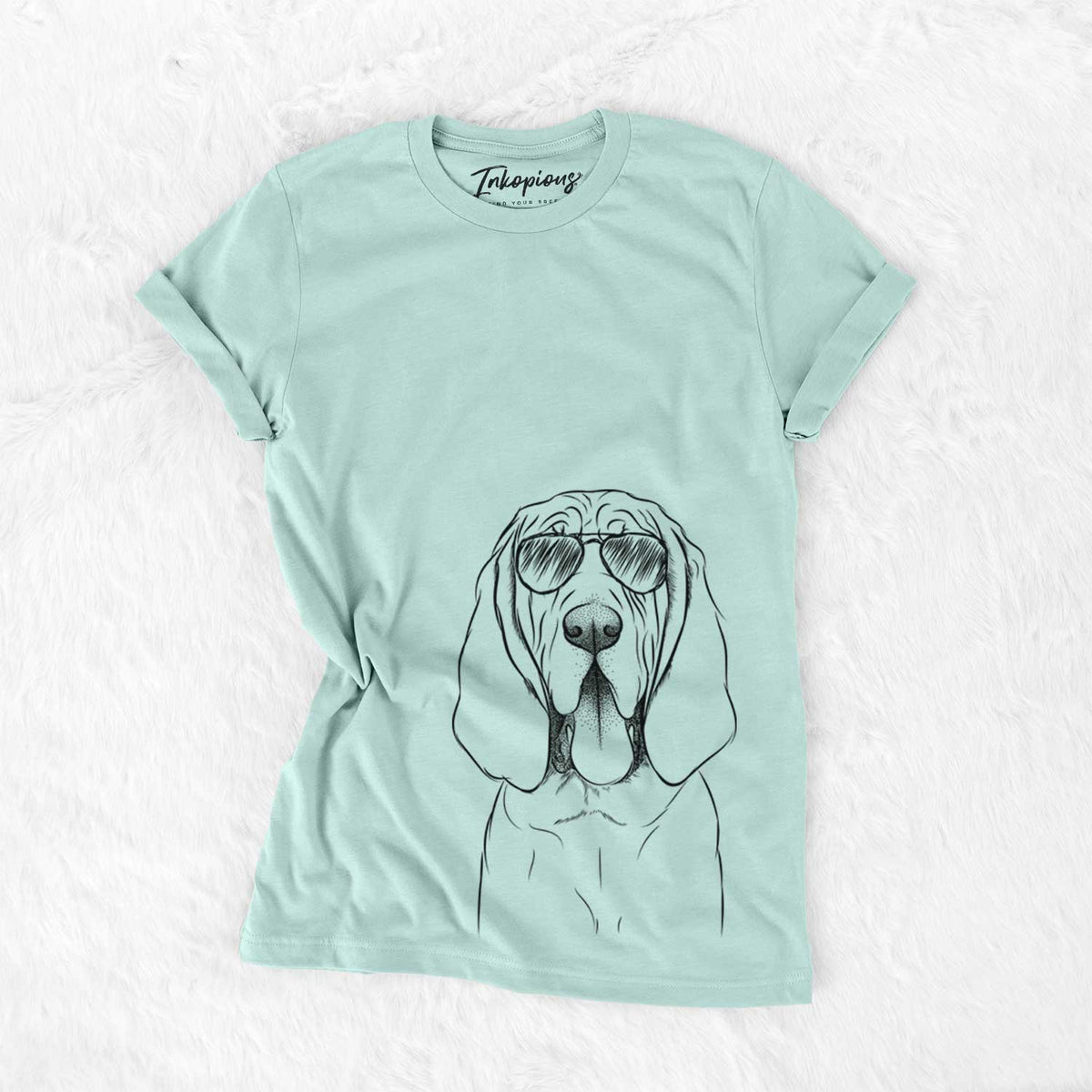 Aviator Earl the Bloodhound - Unisex Crewneck
