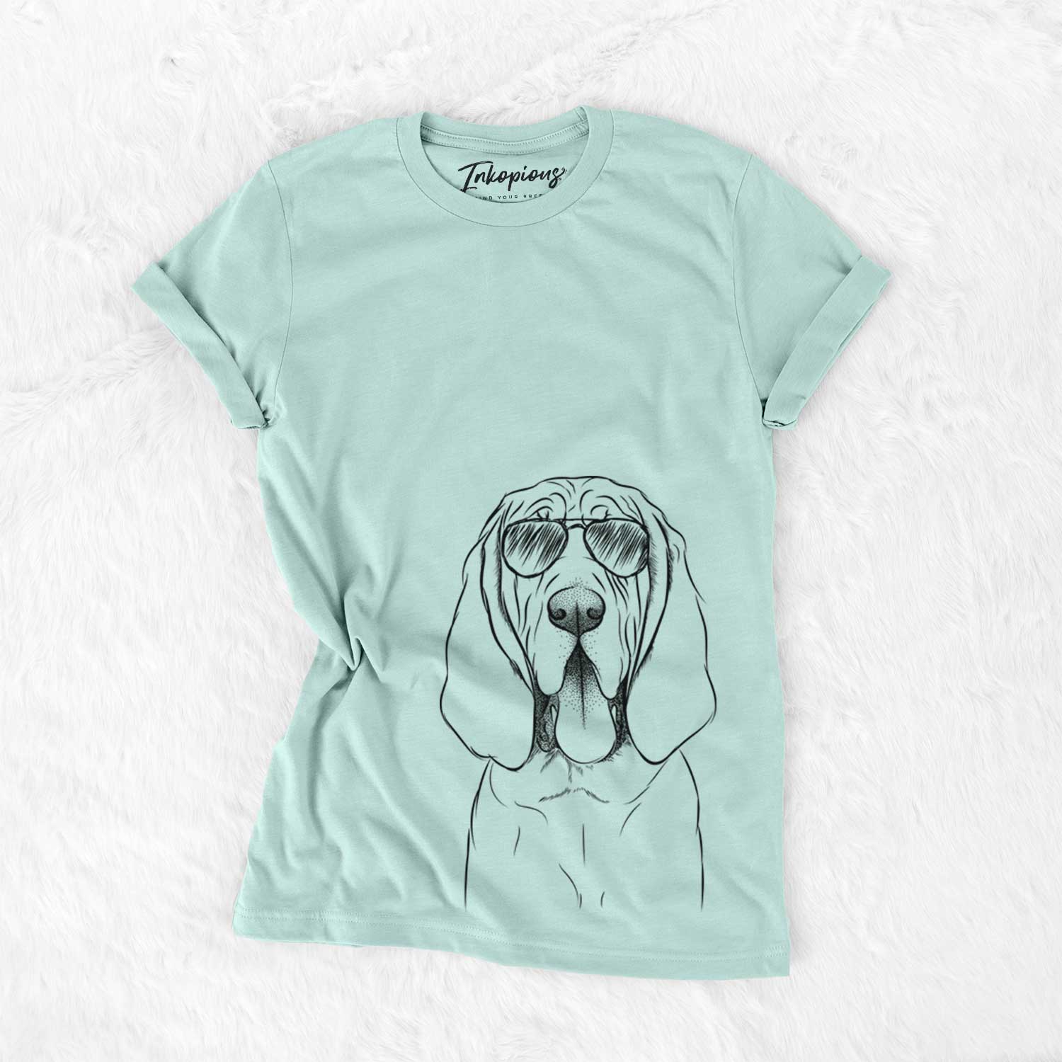 Aviator Earl the Bloodhound - Unisex Crewneck