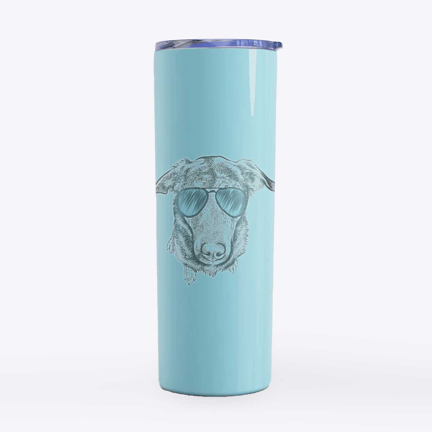 Echo the Pitbull Beagle Mix - 20oz Skinny Tumbler