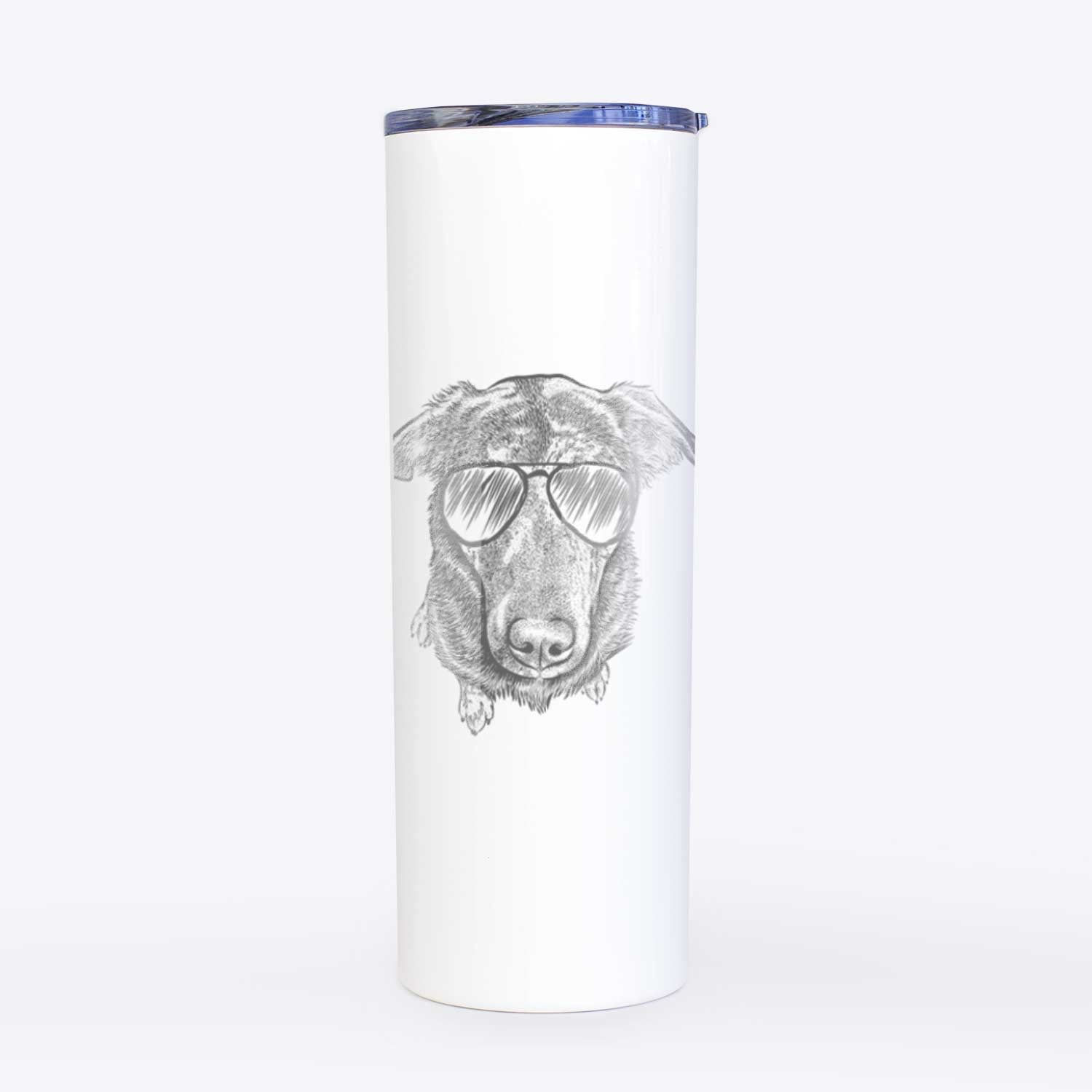 Echo the Pitbull Beagle Mix - 20oz Skinny Tumbler