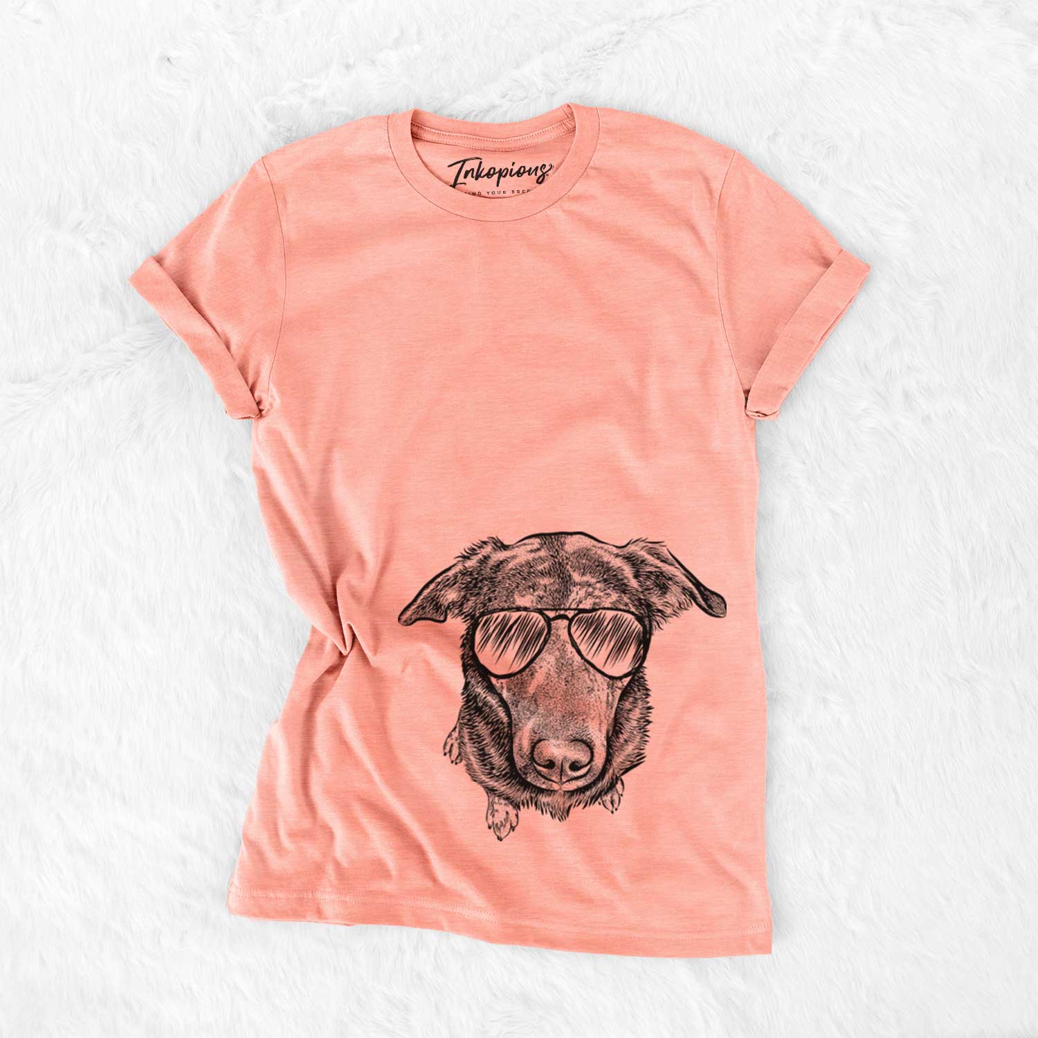 Echo the Pitbull Beagle Mix - Bella Canvas Unisex Crewneck