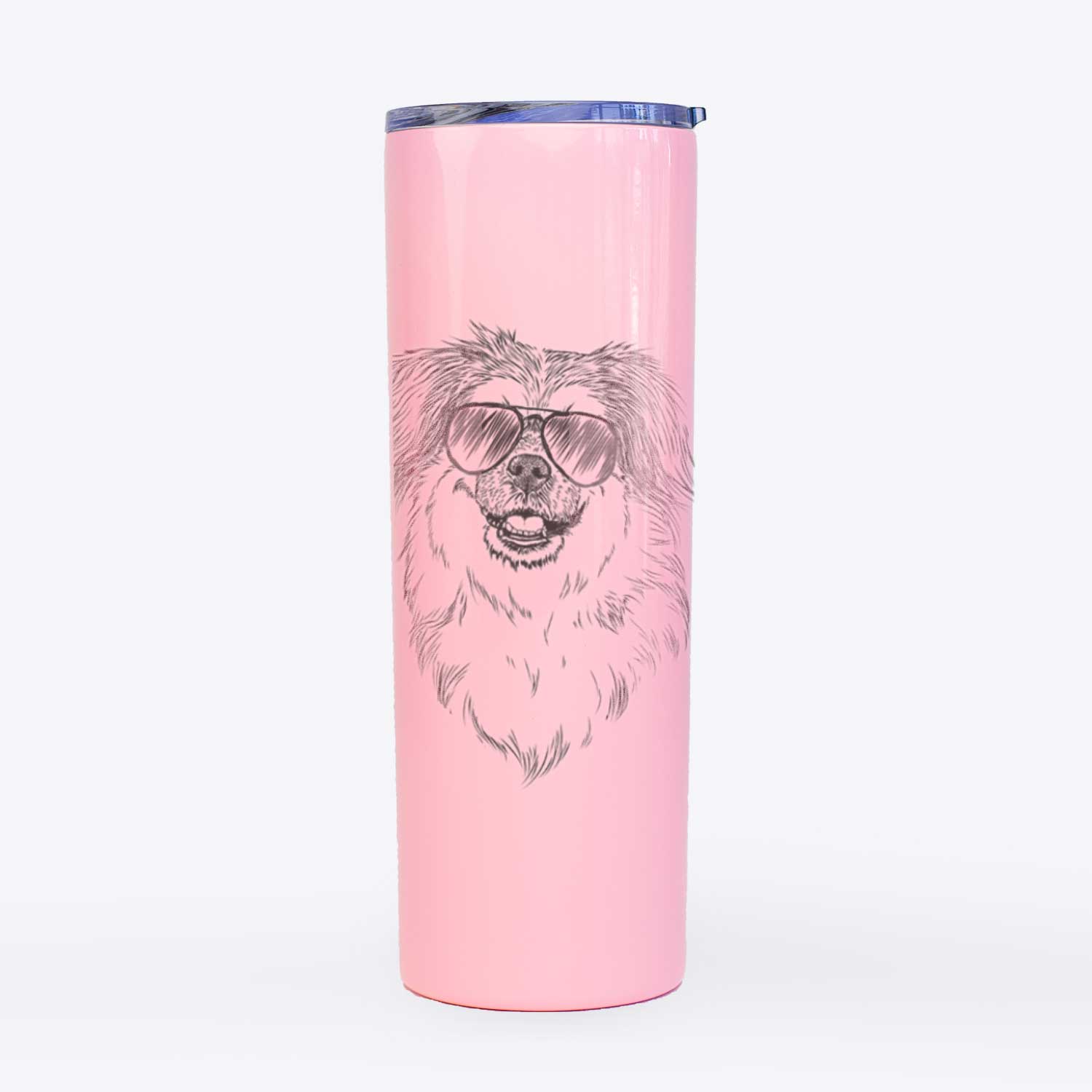 Ed the Tibetan Spaniel - 20oz Skinny Tumbler