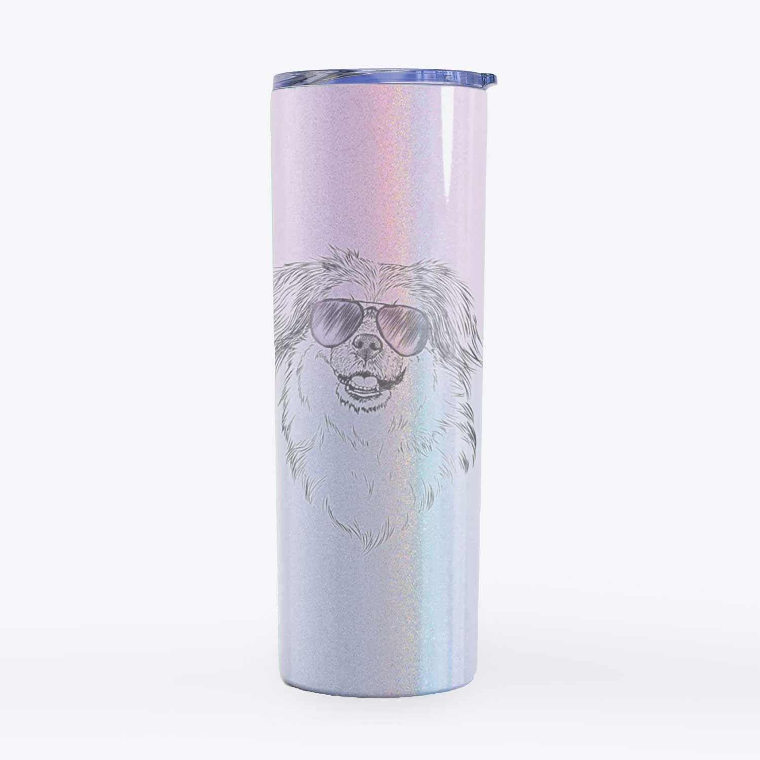 Ed the Tibetan Spaniel - 20oz Skinny Tumbler