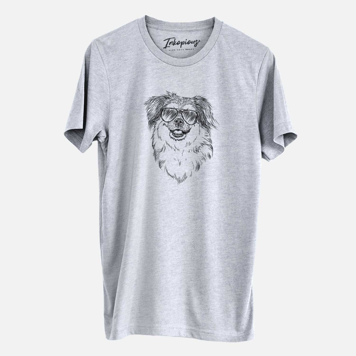 Aviator Ed the Tibetan Spaniel - Unisex Crewneck