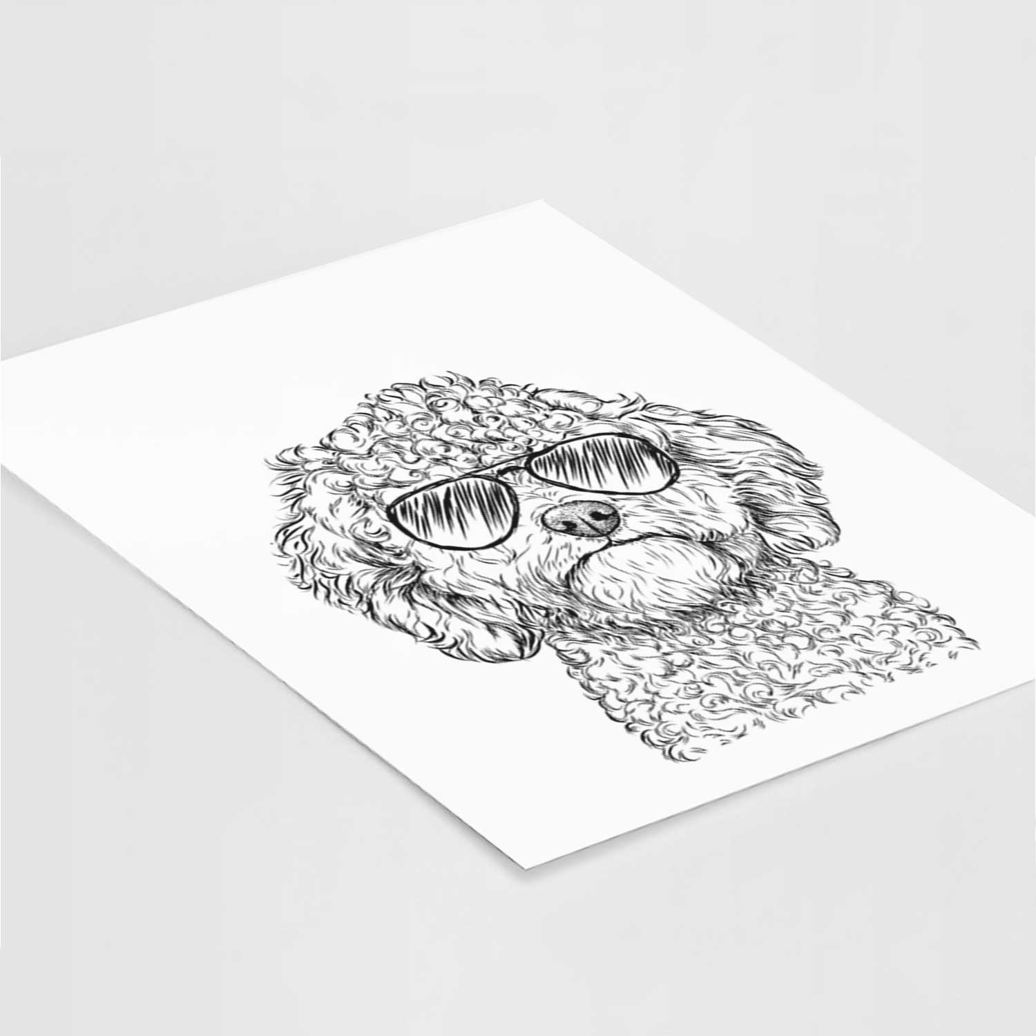 Edgar the Shihpoo Art Print