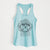 Edgar the Shihpoo - Women's Racerback Tanktop