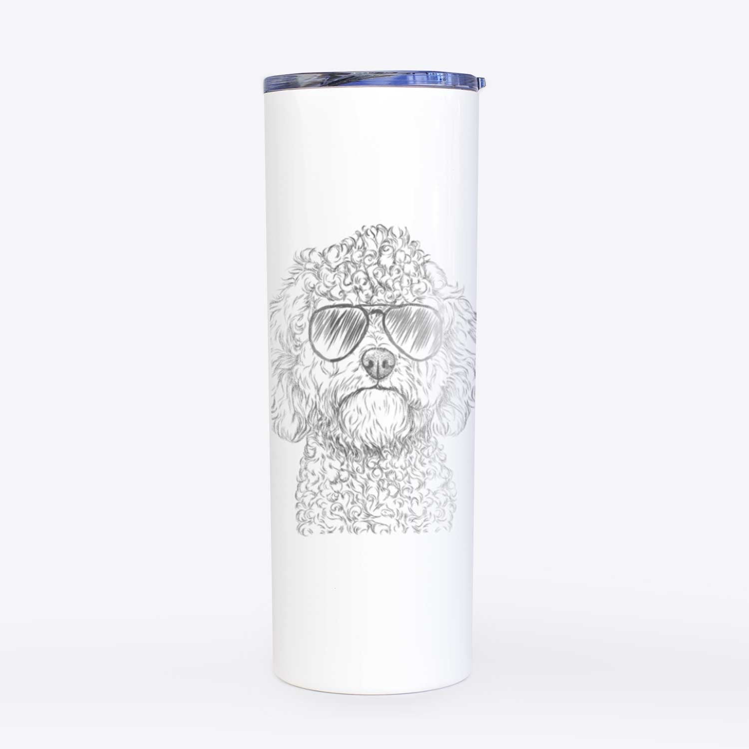 Edgar the Shihpoo - 20oz Skinny Tumbler