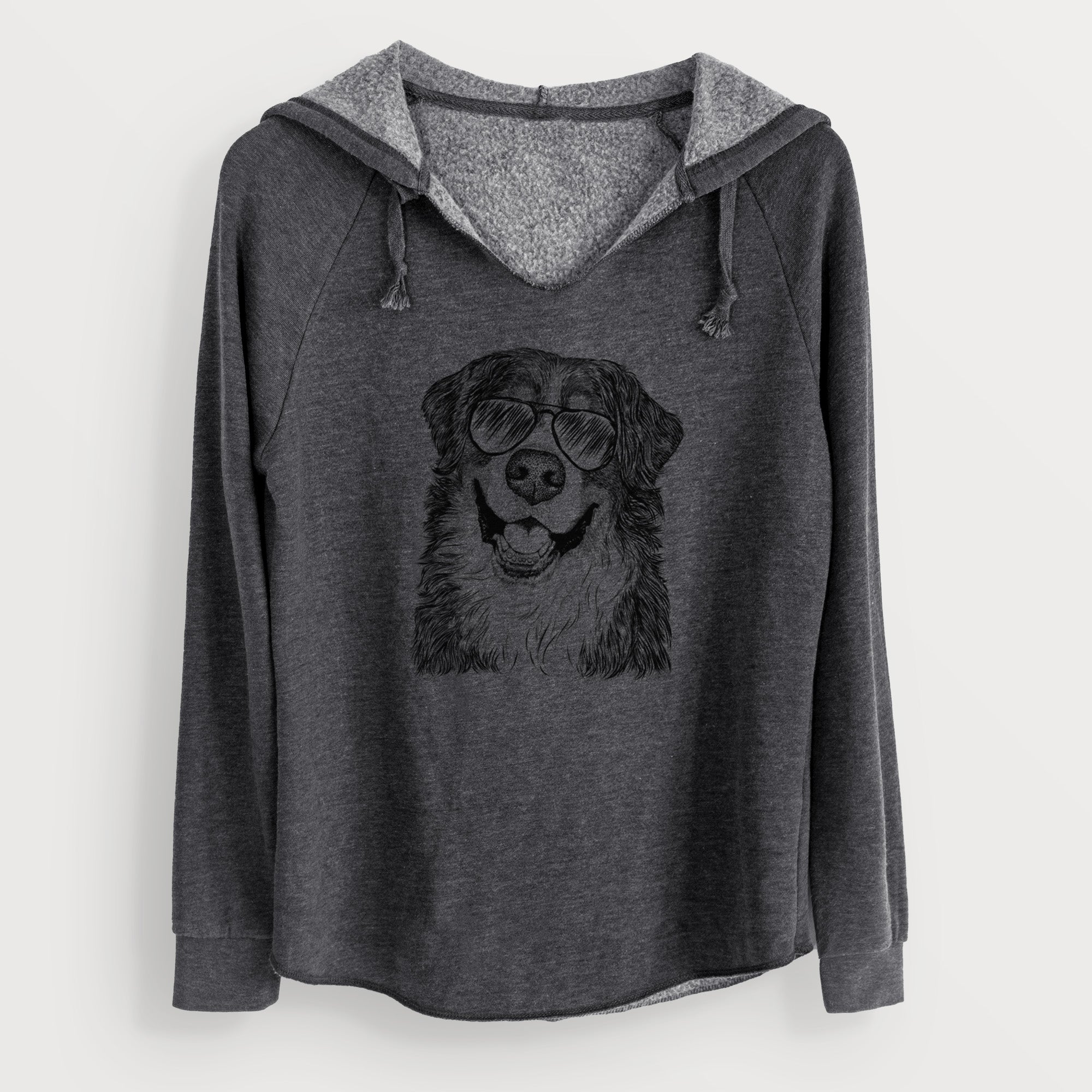 Aviator Eiger the Bernese Mountain Dog - Cali Wave Hooded Sweatshirt