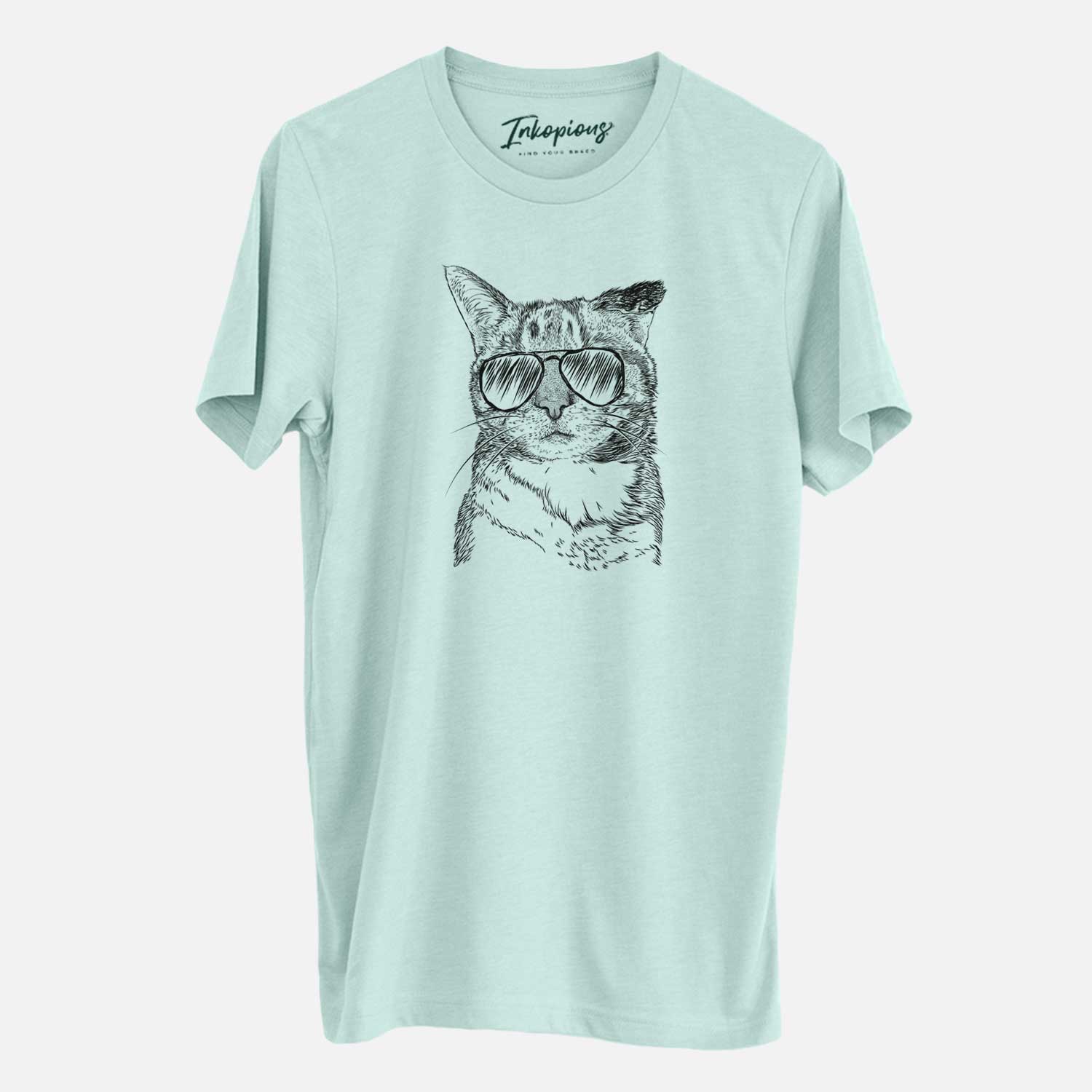 Aviator Eleanor the Domestic Shorthair Cat - Unisex Crewneck