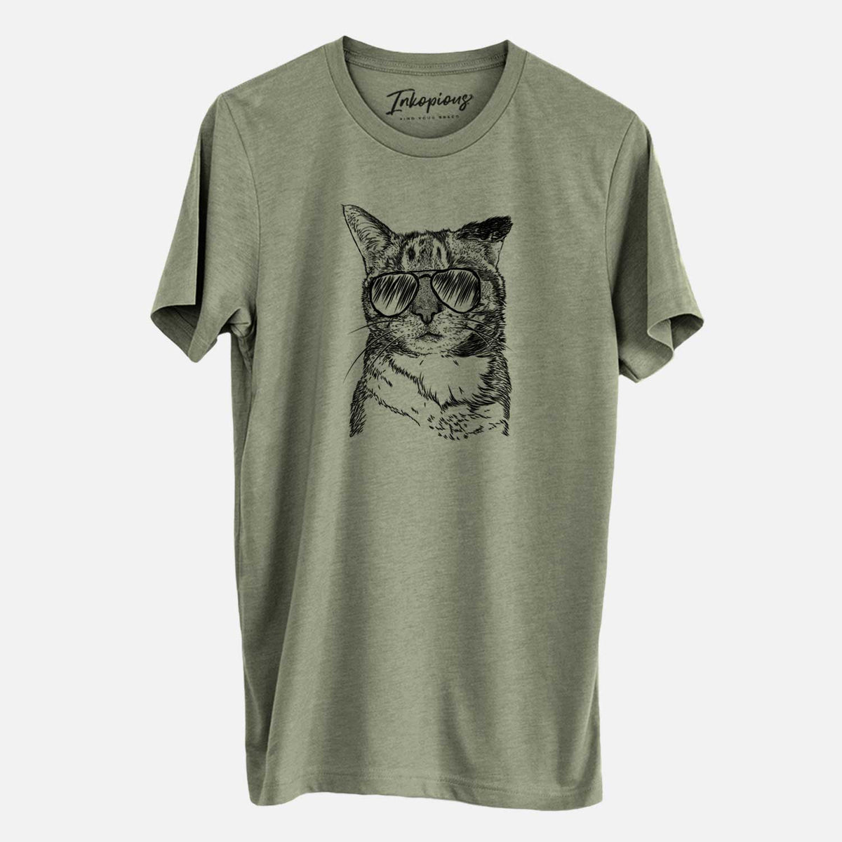 Aviator Eleanor the Domestic Shorthair Cat - Unisex Crewneck