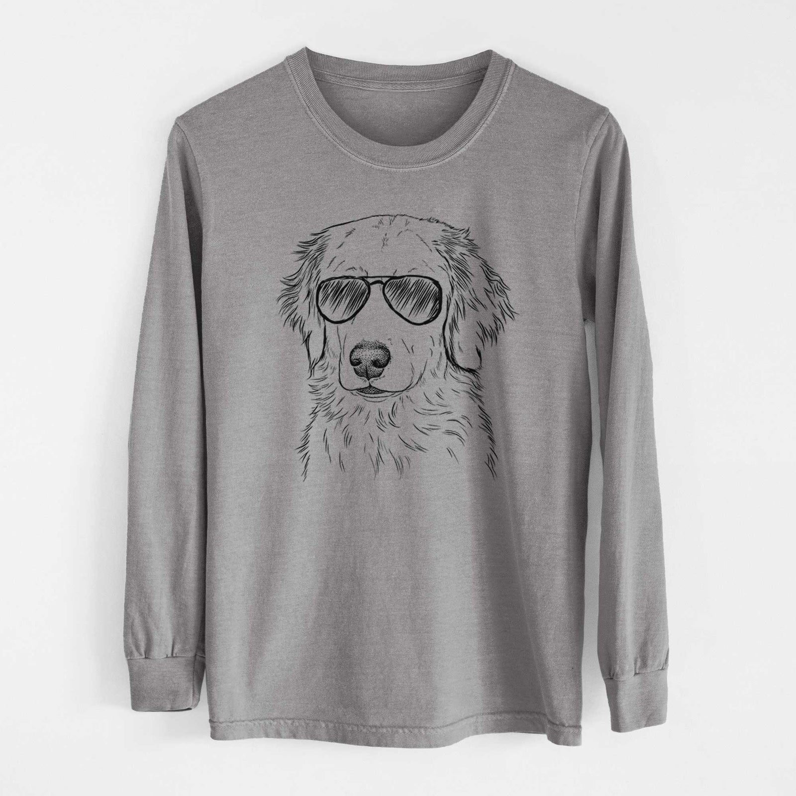 Aviators Eli the Golden Retriever - Heavyweight 100% Cotton Long Sleeve