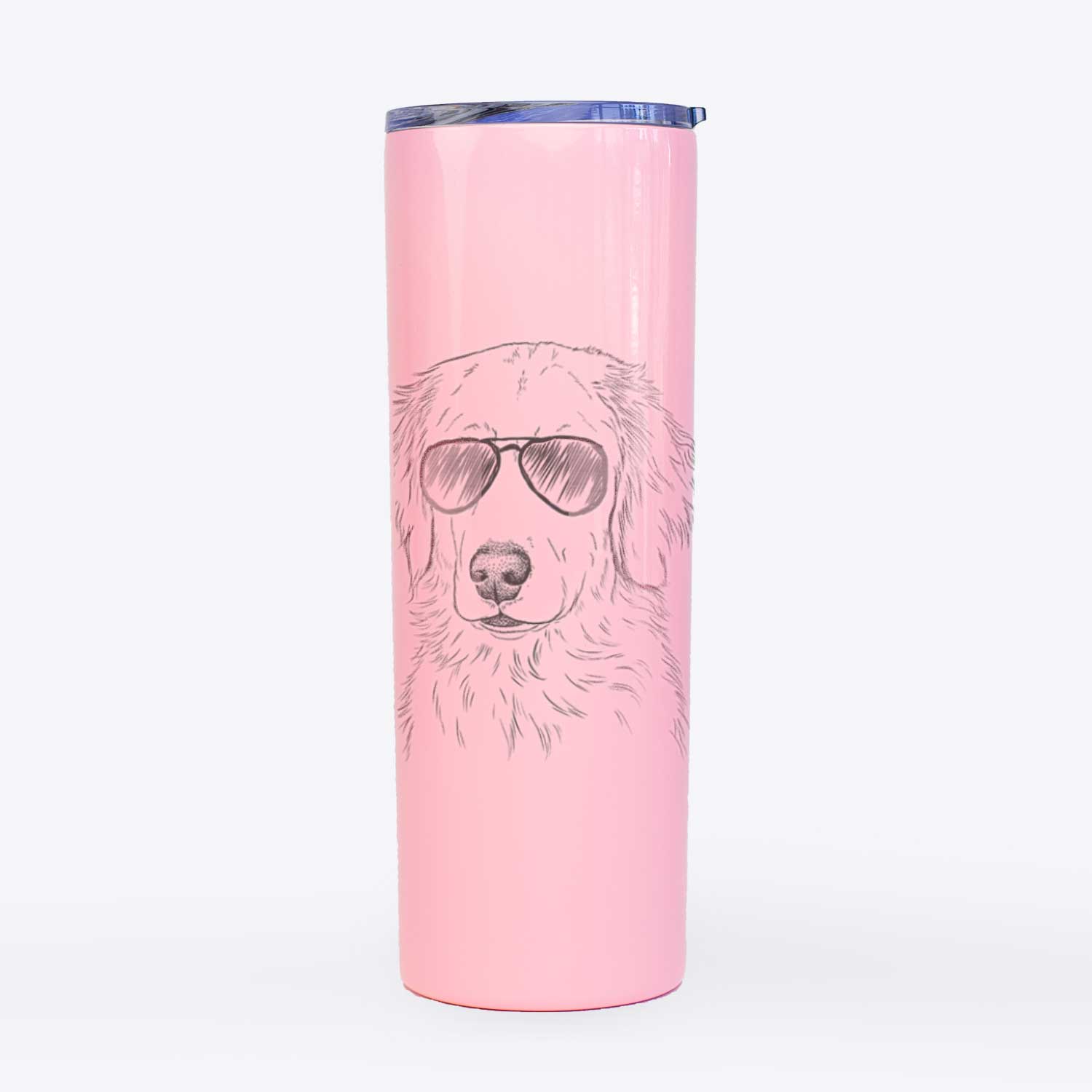 Eli the Golden Retriever - 20oz Skinny Tumbler