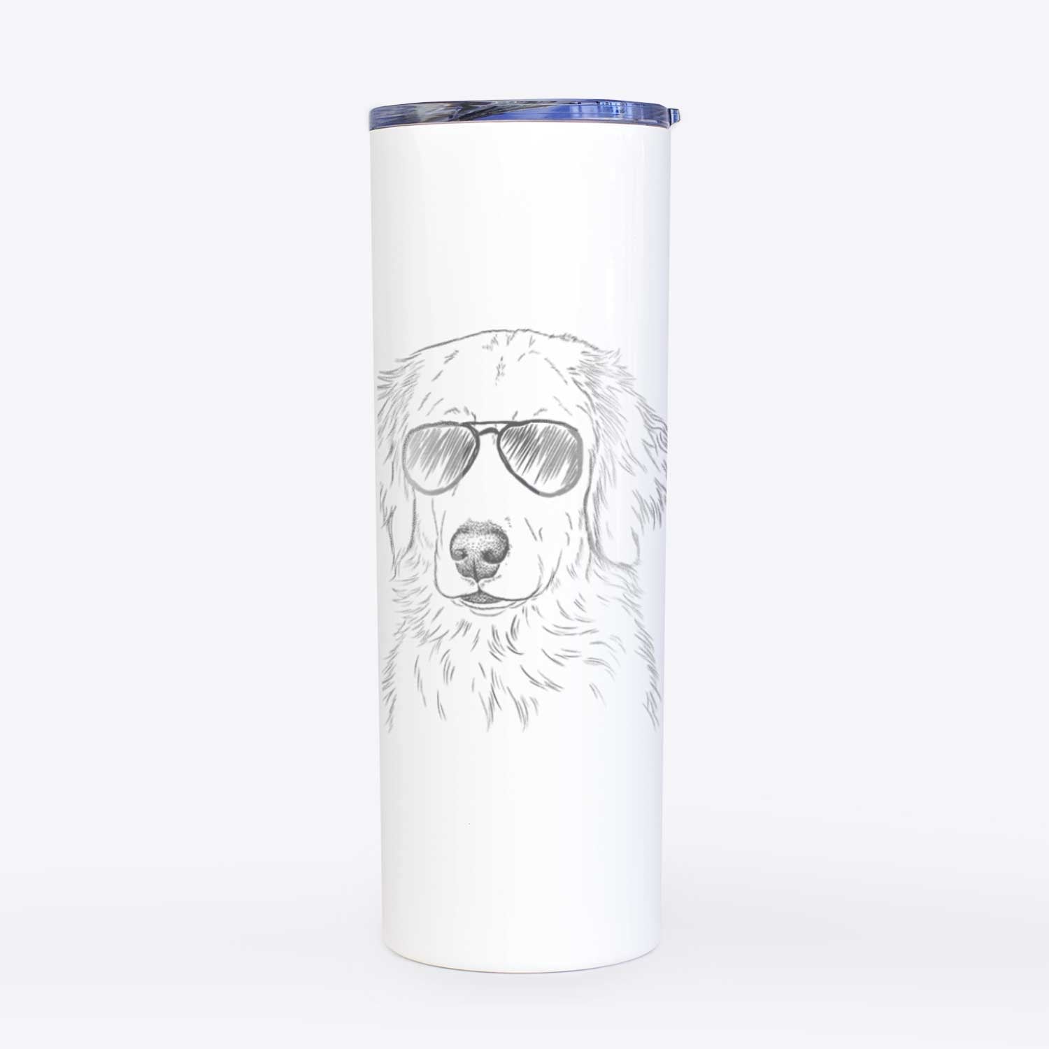 Eli the Golden Retriever - 20oz Skinny Tumbler