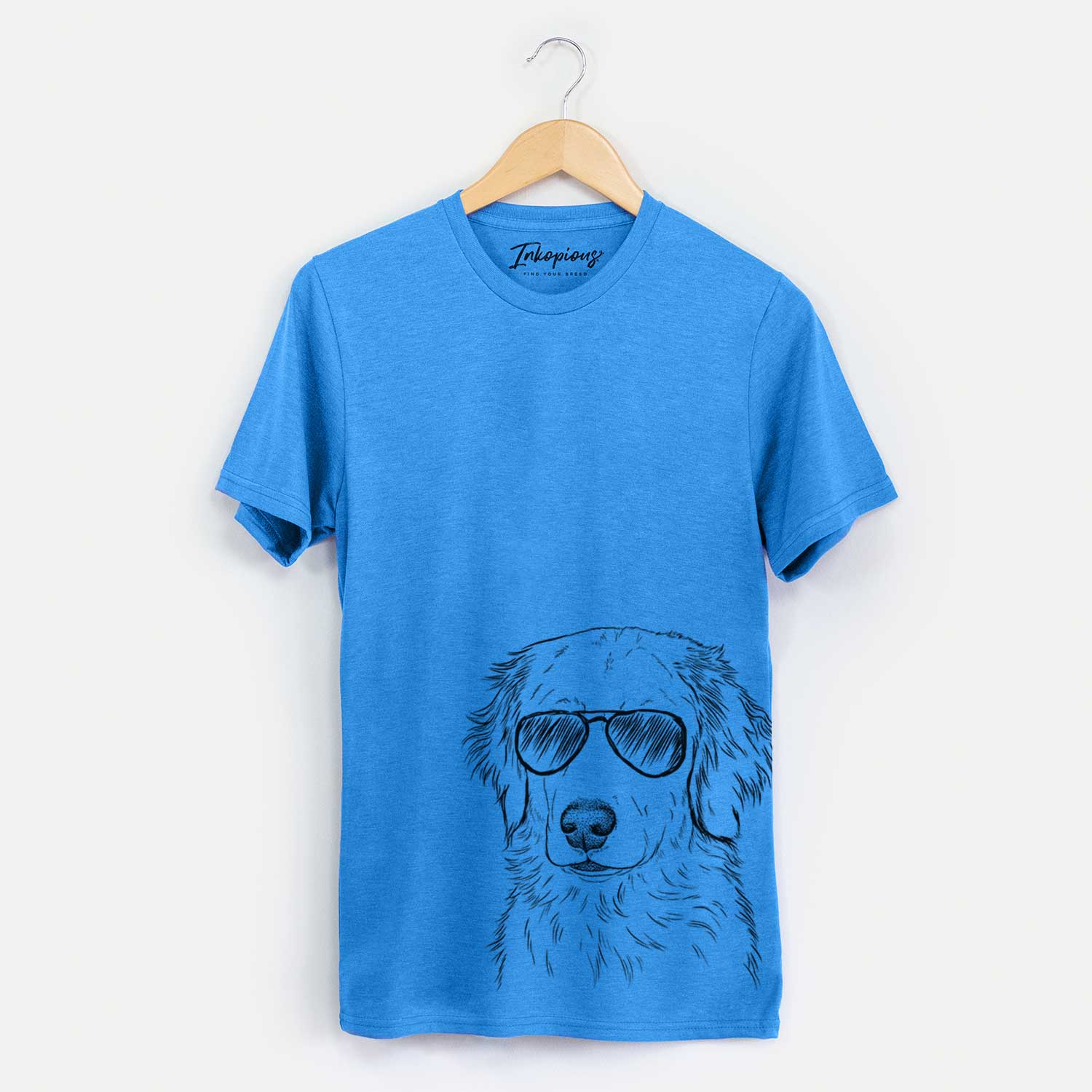 Aviator Eli the Golden Retriever - Unisex Crewneck