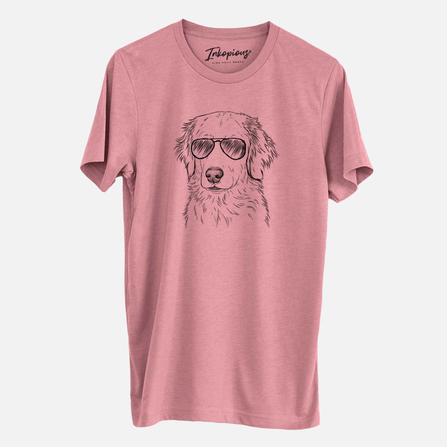 Aviator Eli the Golden Retriever - Unisex Crewneck