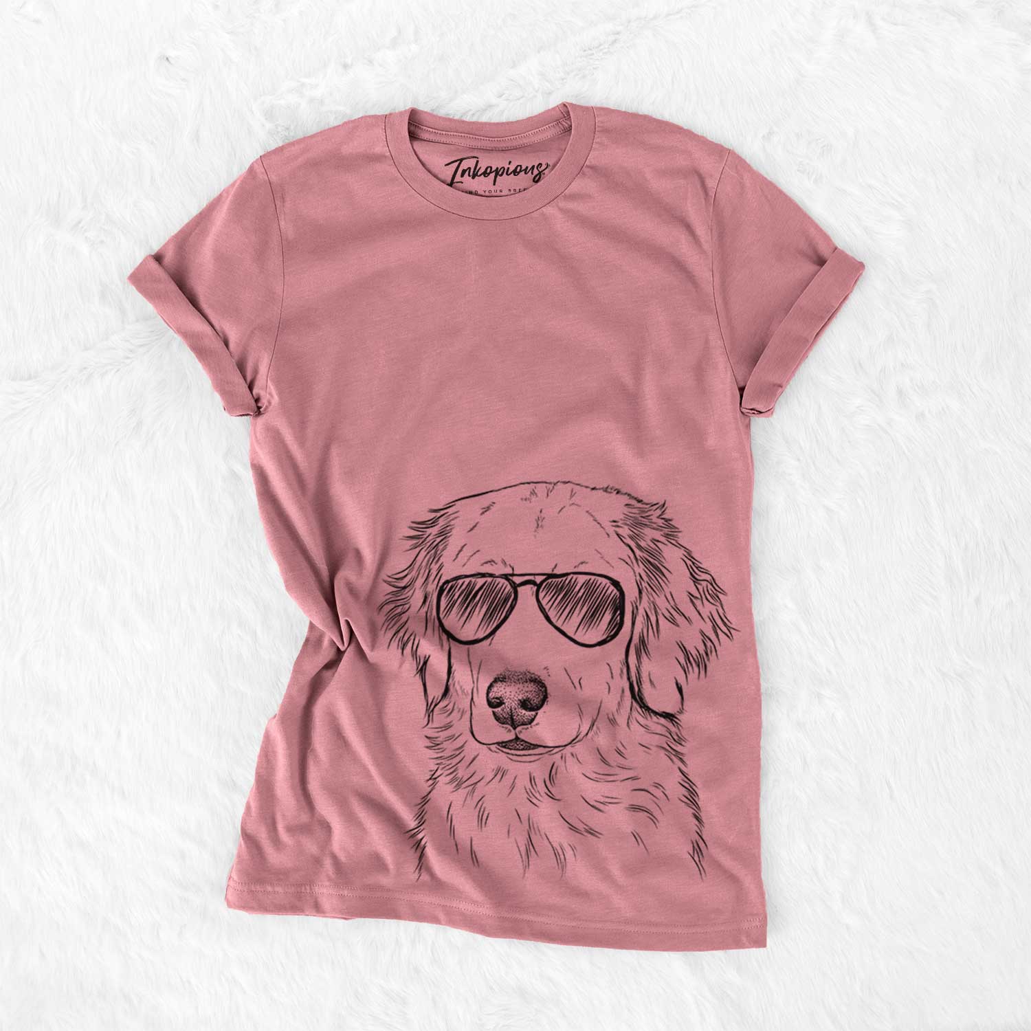 Aviator Eli the Golden Retriever - Unisex Crewneck