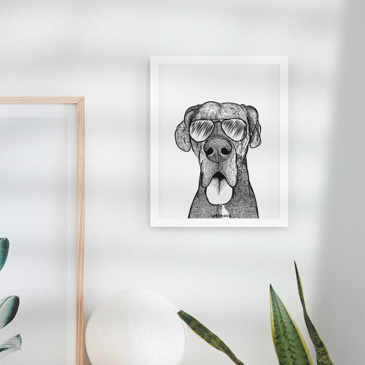 Eli the Great Dane Art Print