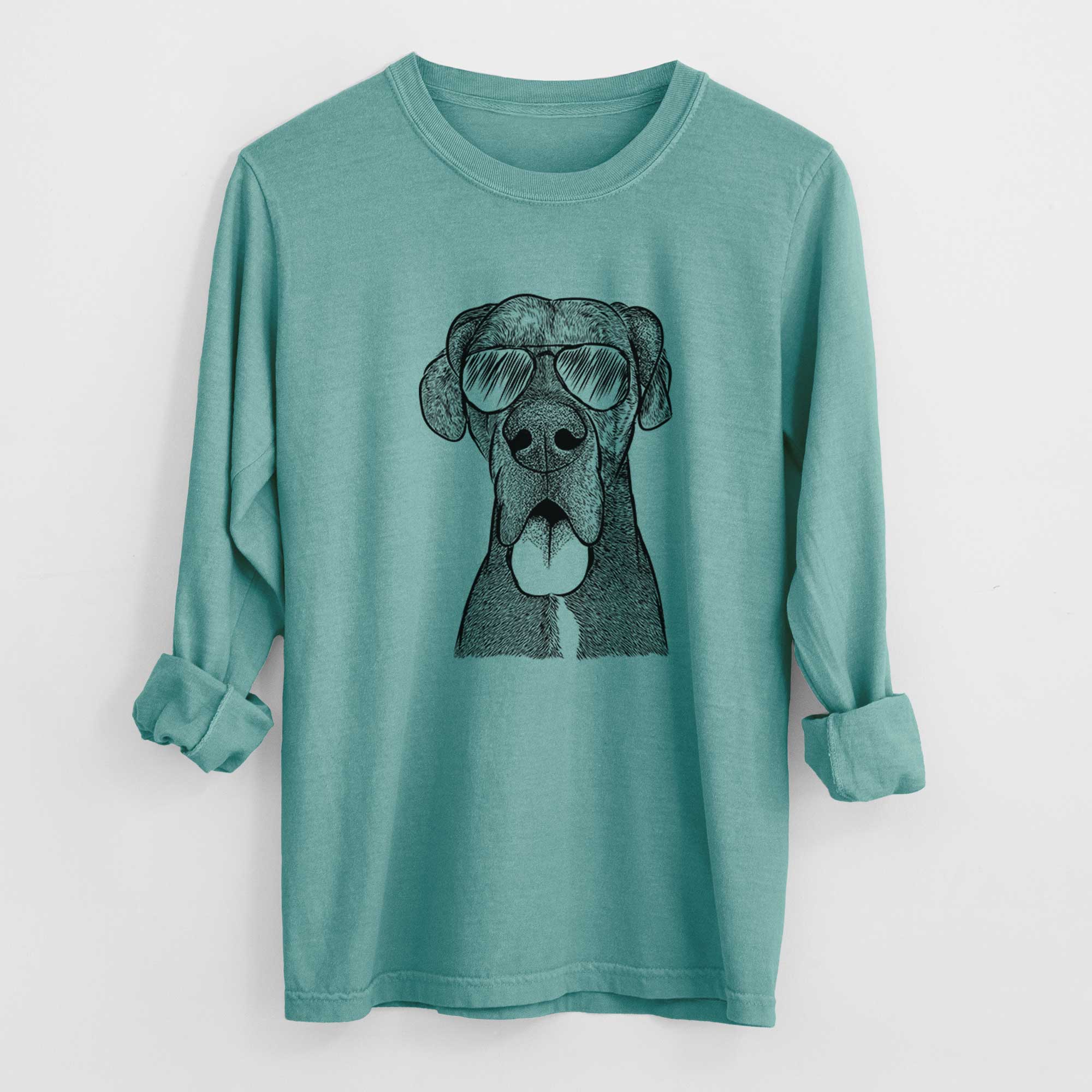 Aviators Eli the Great Dane - Heavyweight 100% Cotton Long Sleeve