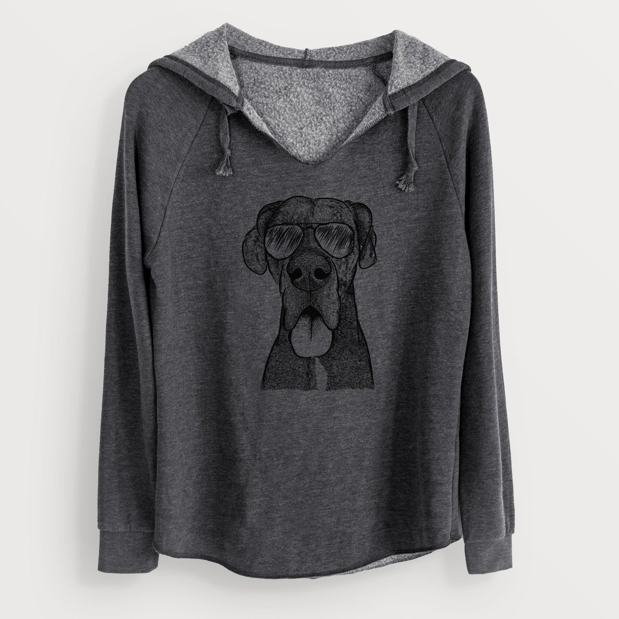 Aviator Eli the Great Dane - Cali Wave Hooded Sweatshirt