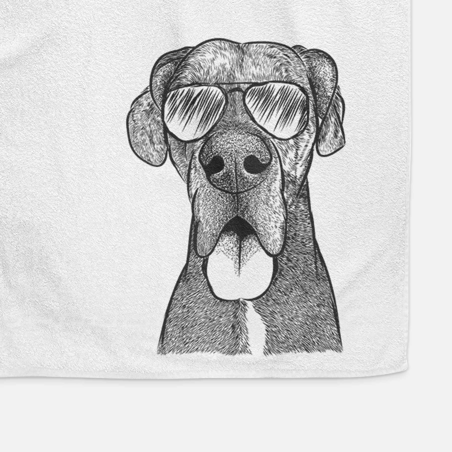 Eli the Great Dane Decorative Hand Towel