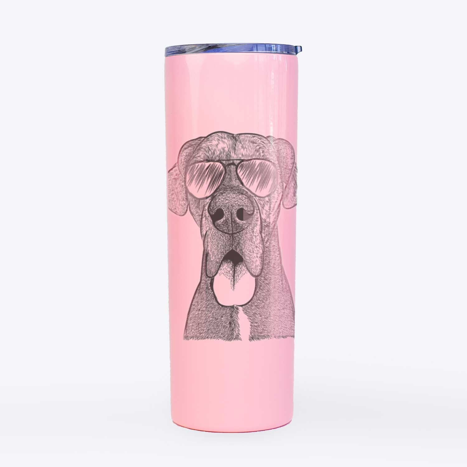 Eli the Great Dane - 20oz Skinny Tumbler