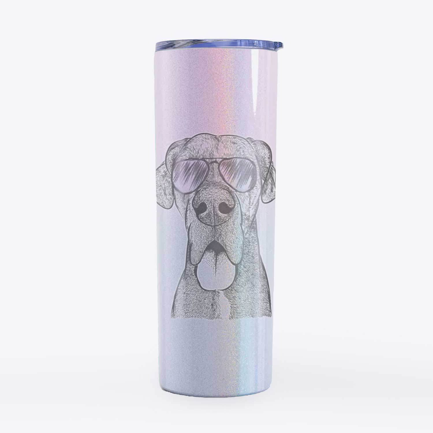 Eli the Great Dane - 20oz Skinny Tumbler