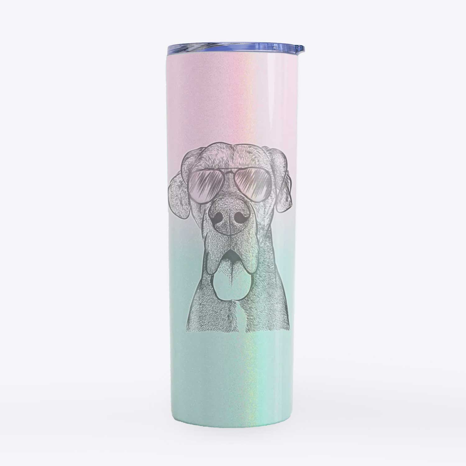 Eli the Great Dane - 20oz Skinny Tumbler