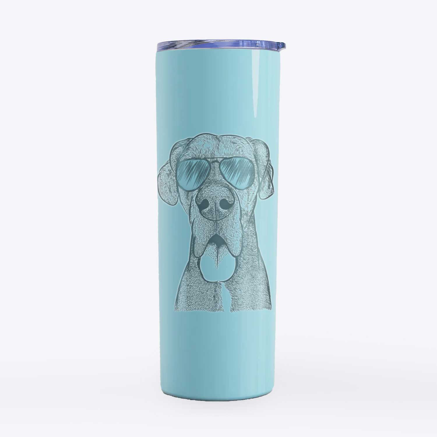 Eli the Great Dane - 20oz Skinny Tumbler