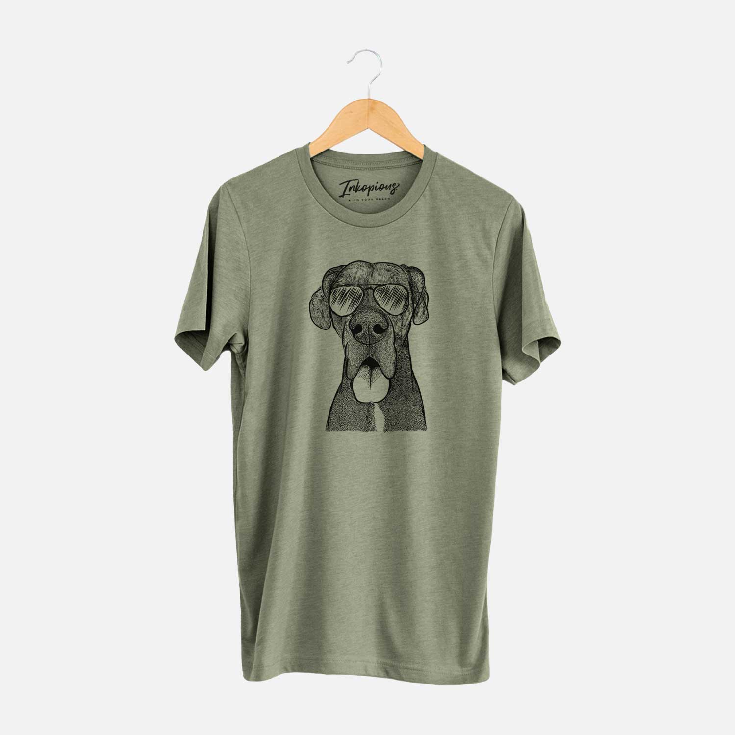 Aviator Eli the Great Dane - Unisex Crewneck