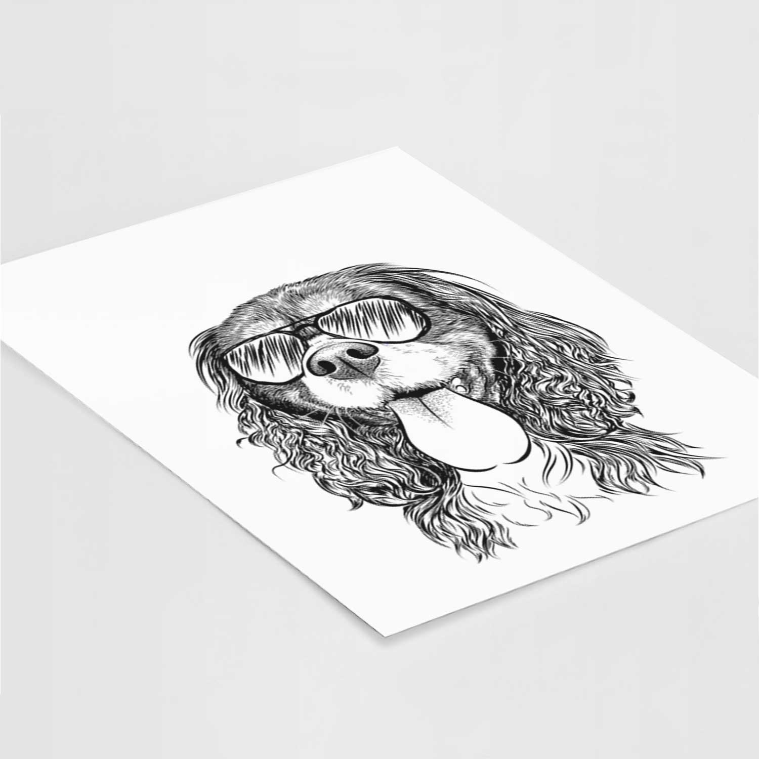 Elizabeth the Cavalier King Charles Spaniel Art Print