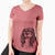 Elizabeth the Cavalier King Charles Spaniel - Women's V-neck Shirt