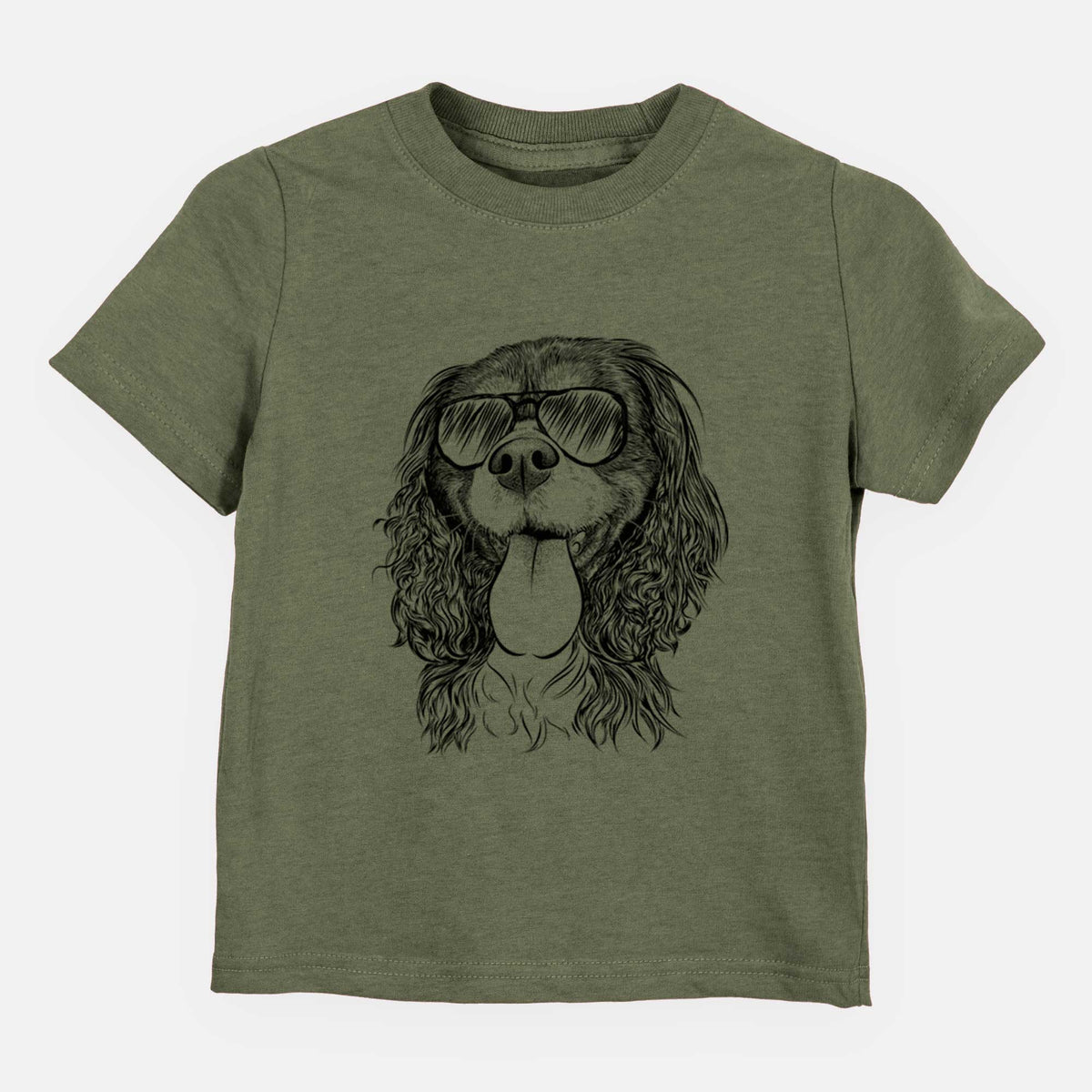 Aviator Elizabeth the Cavalier King Charles Spaniel - Kids/Youth/Toddler Shirt