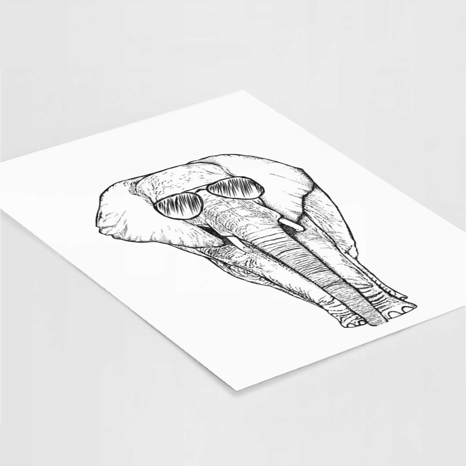 Ella the Elephant Art Print