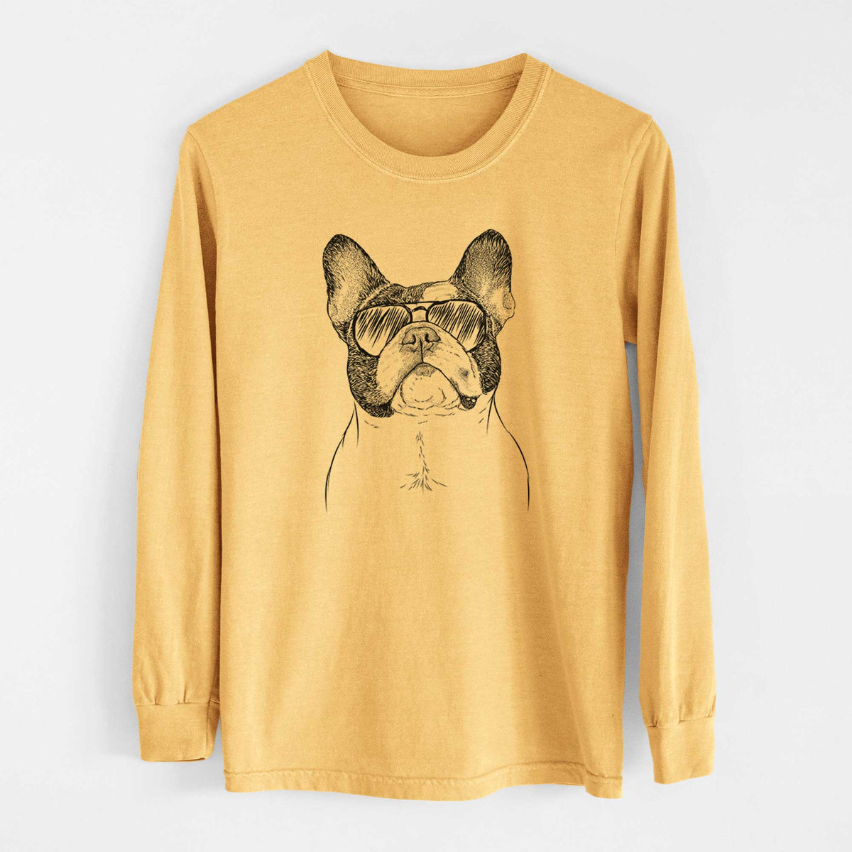 Aviators Ella the French Bulldog - Heavyweight 100% Cotton Long Sleeve