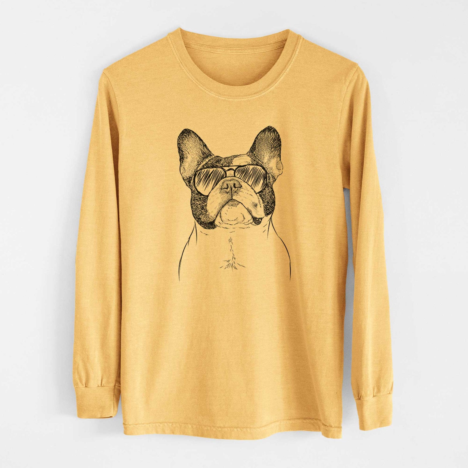 Aviators Ella the French Bulldog - Heavyweight 100% Cotton Long Sleeve