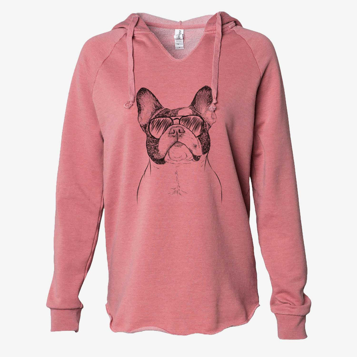 Ella the French Bulldog - Cali Wave Hooded Sweatshirt
