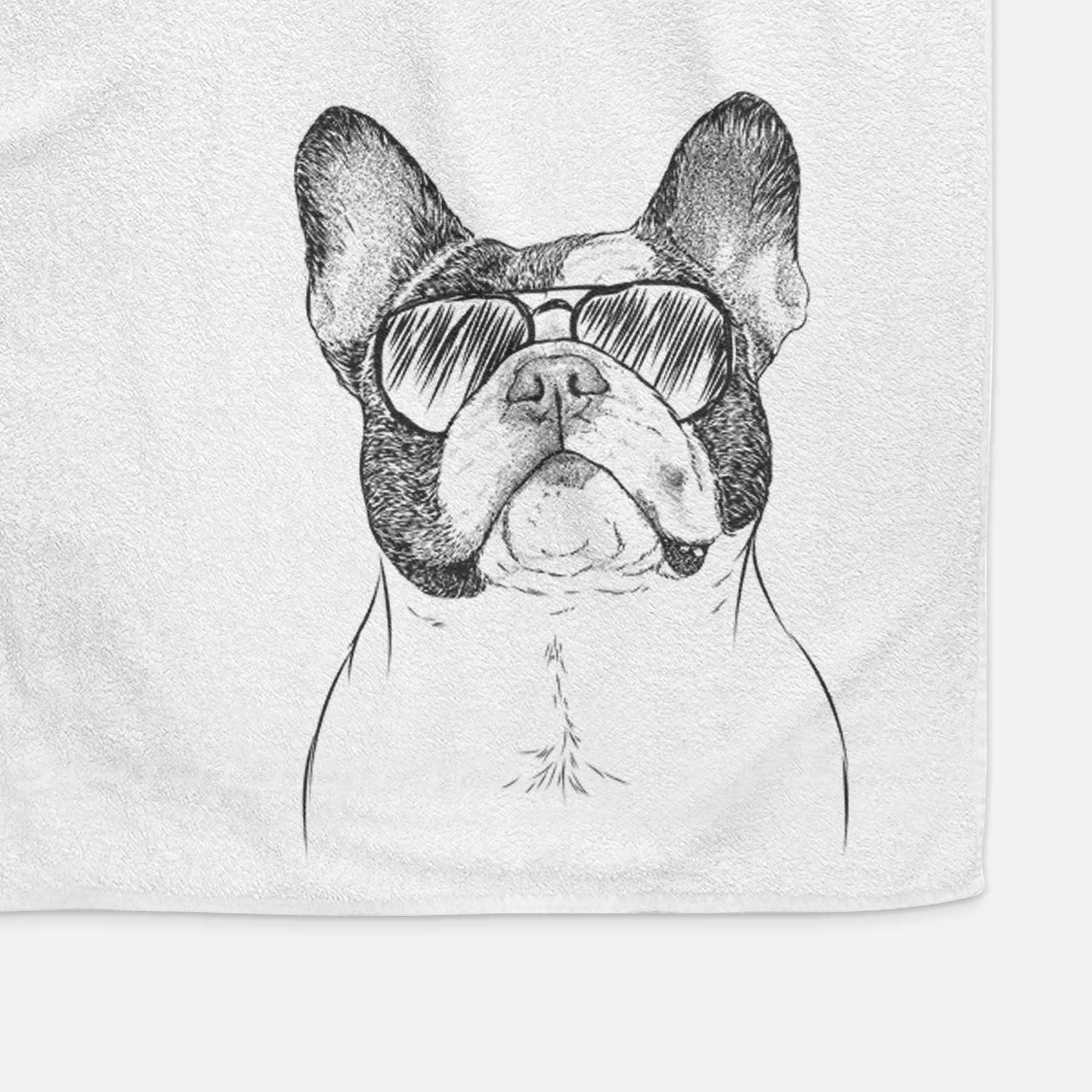 Ella the French Bulldog Decorative Hand Towel