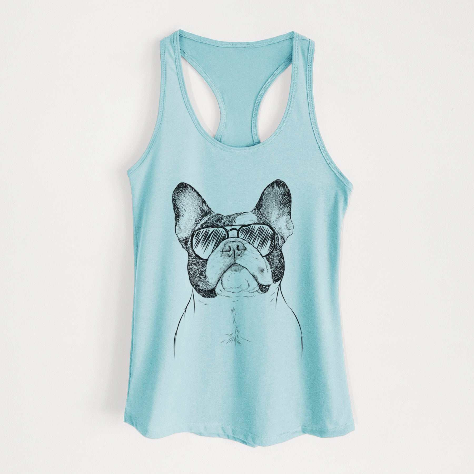 Ella the French Bulldog - Women's Racerback Tanktop